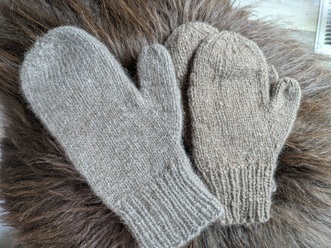 Hand Knit Qiviut Mittens by Qiveut Designs