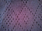 Lupine Purple Colored Knit Pattern Example