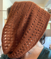 100% Qiviut Mobius a Smoke Ring Style by Qiveut Designs
Hand Dyed Willow
Hand Knit Mobius using circular needles and a twisted cast on

Circular Lace Neck Scarf&nbsp;

Hand Knit Lace Pattern is different on each Lace Mobius

Twist keeps the scarf from shifting when worn around the neck